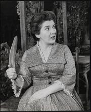 [Maureen Stapleton as Carrie Berniers in "Toys in the Attic".]