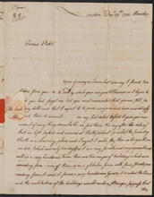 Letter from John Quincy Adams to Peter Jay Munro, December 29, 1783