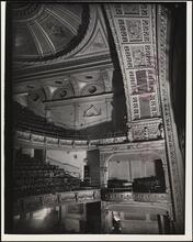Fifth Avenue Theatre, Showing Orchestra, Boxes, First and Second Balconies