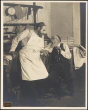 [Lazar Fried and Maurice Schwartz in an unidentified production.]
