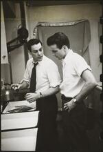 Montgomery Clift - Glamour Boy in Baggy Pants [Montgomery Clift and Kevin McCarthy developing photographs.]