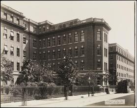 [Construction of new ward wing addition, Harlem Hospital.]