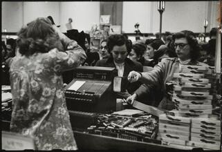 The 5 and 10 [Women paying for their purchases at Woolworth's.]