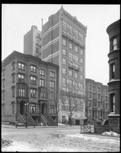 Madison Avenue at the corner of East 33rd Street. Apartment House.