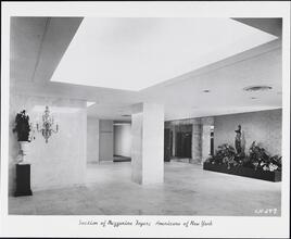 Section of Mezzanine Foyer; Americana of New York.