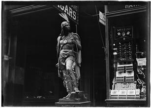 Cigar Store Indian series, "Cigar Indian in Brooklyn"