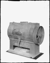 Franklin Street and Greenwich Street. B. Fischer and Co. Factory, model of old coffee roaster.