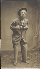 [Jacob Ben-Ami in a play by Kalmanowitz.]