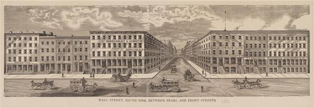 Wall Street, South Side, Between Pearl and Front Streets