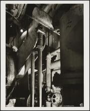 29th Street pier. S.S. Mobile City ship, Isthmian Line. Sump pump pipes