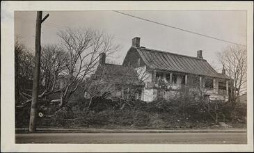 [Dyckman House before reconstruction.]
