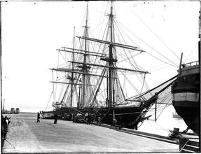 St. Mary's Schoolship at New York Dock