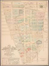 Map of the Common Lands from 26th Street To 43rd Street.