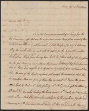 Letter from John Quincy Adams to Peter Jay Munro, November 10, 1783