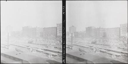 [Excavation of New York City Rail Road Depot.]