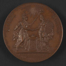 Medal Struck by the United Provinces of the Netherlands, 1783 in Honor of American Independence