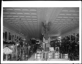 3rd Avenue near 150th Street. Piser Bros. Furniture Store interior.