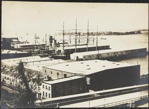 [Ships at the piers.]