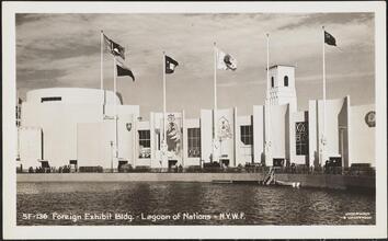 Foreign Exhibit Bldg. - Lagoon of Nations - N.Y.W.F.