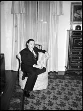 Billy Rose [Billy Rose at home.]