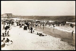 [At the beach.]