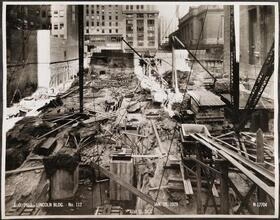 41st St. Side [Lincoln Building construction.]