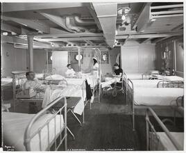 [S.S. "Normandie", Hospital (Male Ward for Crew).]
