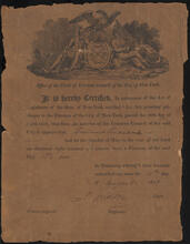 [Certificate of service as a fireman for 15 years.]