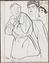 [Ernest Truex, Richard Waring and Philip Bourneuf in "Androcles and the Lion".]