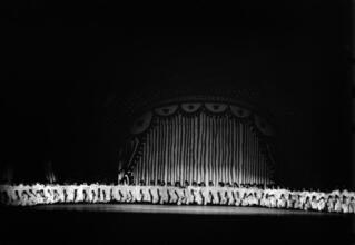 [Stage show "The Magazine Rack" by Russell Markert at Radio City Music Hall.]