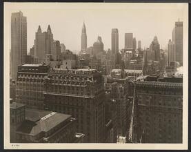 Bird's Eye View, S.E. from 57th Street & 5th Avenue.