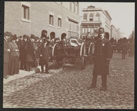 Covering Coffin on Cannon Carrier of Isaac E. Hoagland.