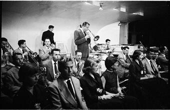 Vaughn Monroe [Monroe and band performing.]