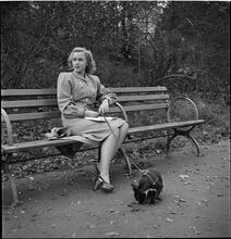Men Are Such Wolves [Woman on a park bench.]