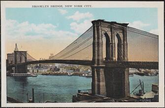 Brooklyn Bridge, New York City.