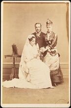 [Mrs. Cavendish, Mr. Beckwith and Mrs. Townsend (neé Eugenie M. Gibert).]