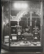 [Display window, gas appliances.]