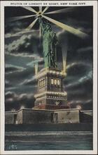 Statue of Liberty by Night, New York City