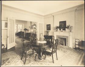 [Residence. Interior, dining room.]