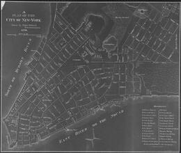 A Plan of the City of New-York drawn by Major Holland, Surveyor General, 1776