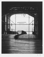 The Weehawken Ferry Story [Fenced off ferry terminal.]