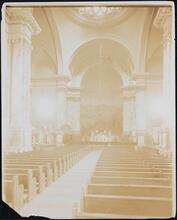 [Church. Interior, chancel.]