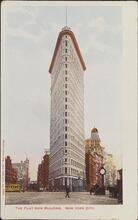 The Flat Iron Building, New York City.