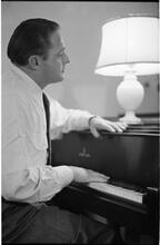 Christopher Lynch [Christopher Lynch, Irish tenor, at a piano.]