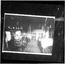 Kitchen in Mr. White's Riverside Tenements, Brooklyn.