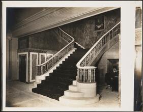 [Interior, stairs.]
