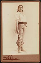 [Alexander Salvini as d'Artagnan in "The Three Guardsmen".]