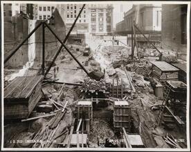 41st St. Side [Lincoln Building construction.]