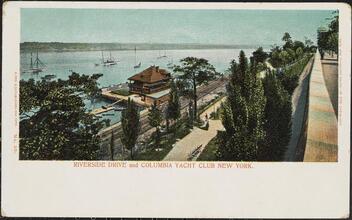 Riverside Drive and Columbia Yacht Club New York.