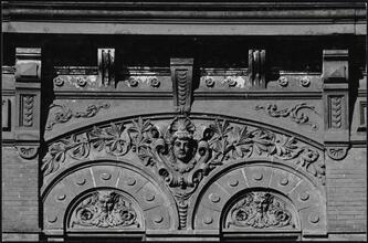 [Architectural details on an unidentified building.]